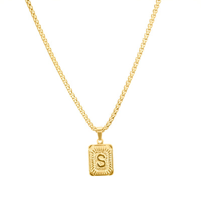Buchstaben Gold Halskette - KIRMIT - KIRMIT